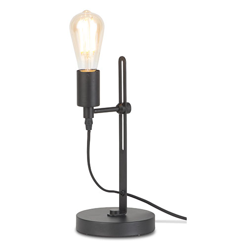 Lampe de table en métal noir - Seattle