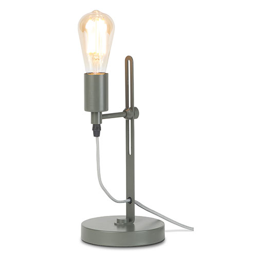 Lampe de table en métal gris vert - Collection Seattle - It's About Romi