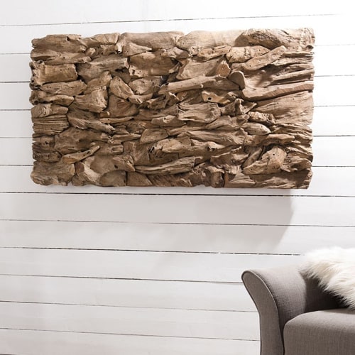 Décoration murale en bois flotté modèle 15 - Collection Paolo