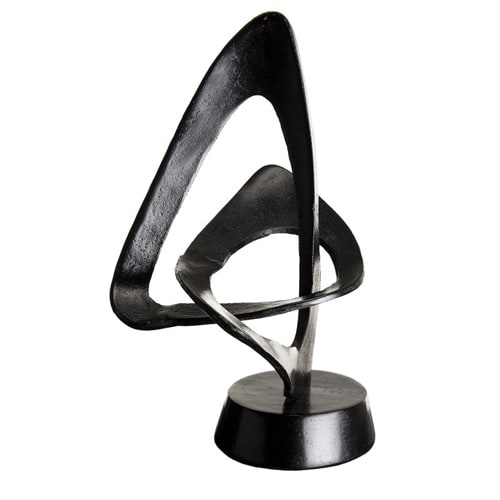 Décoration en aluminium noir - Collection Johan