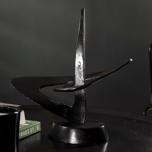 Décoration en aluminium noir - Collection Johan