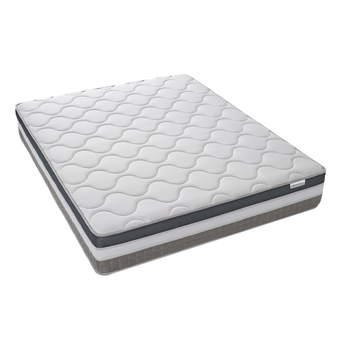 Matelas mémoire de forme 180x200 Confort Royal Hbedding - 7 zones de confort + mousse mémoire adaptative - épaisseur 30cm