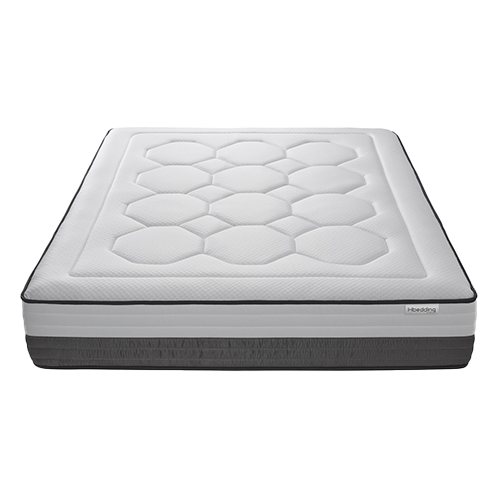 Matelas mémoire de forme 160x200 Memo Graphene Hbedding - Particules de graphene + mousse mémoire adaptative - épaisseur 30cm