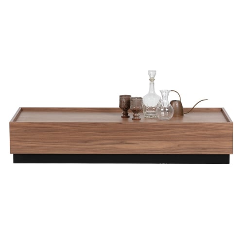 Table basse 135x60 en noyer - Collection Block - Vtwonen