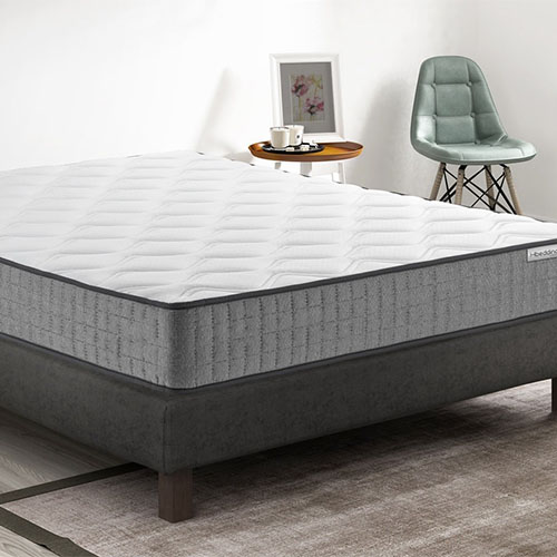 Ensemble matelas mémoire de forme + sommier 140x190 - 7 zones de confort - épaisseur matelas 21cm - Ergo Royal